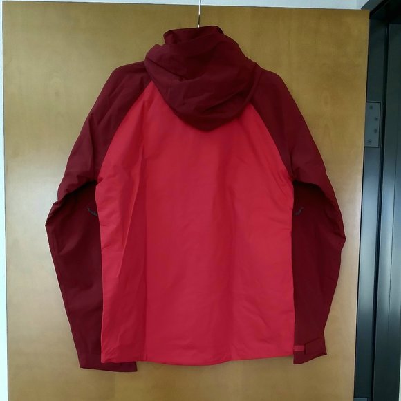 🆕 Columbia Men's Valley Elite Stretch Jacket, Medium - Mountain Red, Black, NWT - Picture 2 of 7